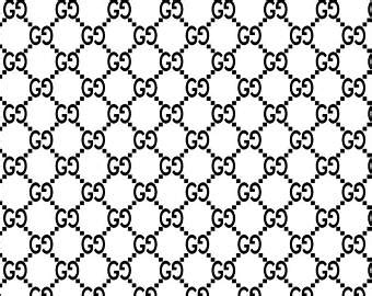 gucci chain pattern|Gucci pattern black and white.